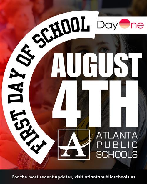 The first day of school is August 4th!